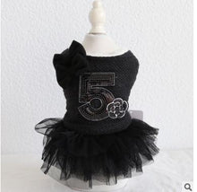 Load image into Gallery viewer, Rose Luxury Dog Clothes Dress Winter Thick Princess Bow Wedding Little Small Animals Pet Cat Costume Skirt For Terrier York Pugs