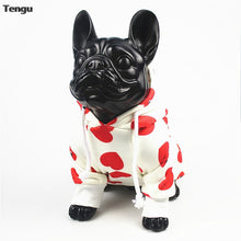 Load image into Gallery viewer, Autumn and winter tide brand unique love print pet hoodie clothes dog cat plus velvet suit to spend a warm Christmas happy
