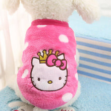 Load image into Gallery viewer, Winter Warm Cartoon Pet Clothes for Small Dogs Cats Soft Fleece Cat Dog Coat Jacket Puppy Clothing Outfits Chihuahua Pet Clothes