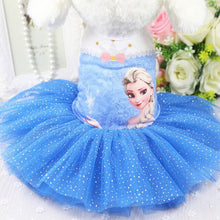 Load image into Gallery viewer, Frozen Tulle Dog Dresses For Small Dogs Chihuahua Summer Puppy Party Dress Pomeranian Princess Tutu Shih Tzu Yorkshire Clothes