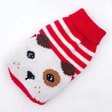 Load image into Gallery viewer, Warm Winter Cartoon Dog Clothes Warm Christmas Sweater For Small Dogs Pet Clothing Coat Knitting Crochet Cloth