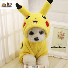 Load image into Gallery viewer, SUPREPET Cat Costume Cute Pet Clothes Pikachu Cosplay Clothes Autumn Winter Cat clothes Home Pajamas Puppy Hoodie Dog Coat