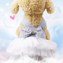 Load image into Gallery viewer, Summer Dress for Dog Pet Dog Clothes Wedding Dress Skirt Puppy Clothing Spring Fashion Jean Pet Clothes XS-L