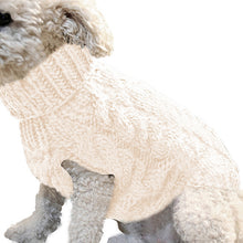 Load image into Gallery viewer, Winter Knitted Dog Clothes Warm Jumper Sweater For Small Large Dogs Pet Clothing Coat Knitting Crochet Cloth Jersey Perro #15