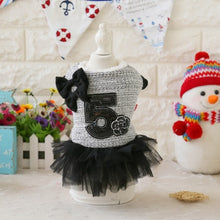 Load image into Gallery viewer, Rose Luxury Dog Clothes Dress Winter Thick Princess Bow Wedding Little Small Animals Pet Cat Costume Skirt For Terrier York Pugs