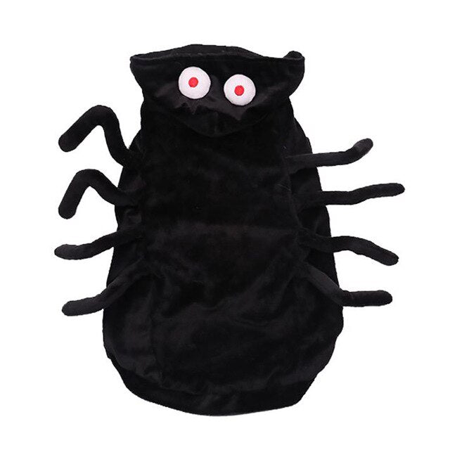 Halloween Pet Costume Warm Hoodie Spider Pet Clothes Pet Apparel For Cat Dog Party Decoration Clothing Accessories Pet Supplies