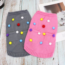 Load image into Gallery viewer, Fashion Dog Cat Sweater Clothes Winter Knitted Puppy Cat Coat For Small Dogs Cats Chihuahua Yorkies Pug Pet Cat Costume Clothing
