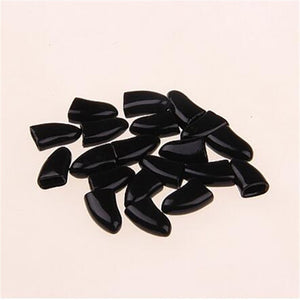 New Colorful 20pcs Cats Dogs Paws Caps Protective Nail Claw Cap+ Adhesive Glue Soft Rubber Pet Nail Cover Pet Supplies Chihuahua