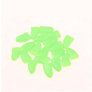 New Colorful 20pcs Cats Dogs Paws Caps Protective Nail Claw Cap+ Adhesive Glue Soft Rubber Pet Nail Cover Pet Supplies Chihuahua