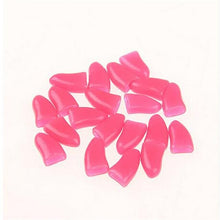 Load image into Gallery viewer, New Colorful 20pcs Cats Dogs Paws Caps Protective Nail Claw Cap+ Adhesive Glue Soft Rubber Pet Nail Cover Pet Supplies Chihuahua
