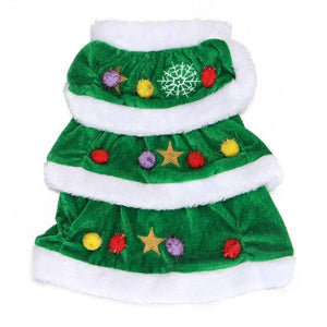 XS/S/M/L/XL/XXL/XXXL Christmas Festival Tree Pet Dog Cat Coat Puppy Warm Christmas Tree Dogs Clothes  Apparel