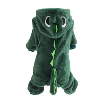 Load image into Gallery viewer, Jumpsuits For Dogs Funny Dinosaur Dog Clothes Halloween Christmas Costume Winter Jumpsuits For Small Medium Large Size Pets D40

