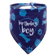 Load image into Gallery viewer, Scarf Dog Accessories Collar Fashion Polyester Decoration Bib Pet Soft Letter Bandana Triangular Cute Birthday
