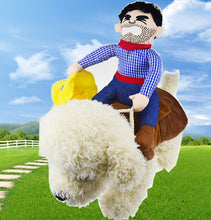 Load image into Gallery viewer, Christmas Dog clothes одежда для соб Halloween Cowboy rider Costumes cats suit pet supplies costumes For little Puppy medium Dog
