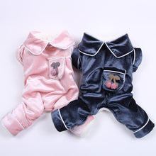 Load image into Gallery viewer, Pet Dog Warm Coat Jacket Velvet Soft Cat Puppy Hoodie Winter Clothes Pet Dog Pajamas 2 colour
