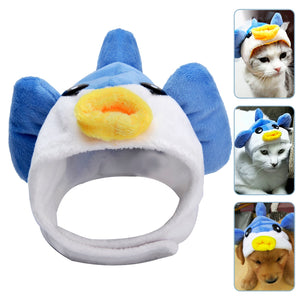 2019 New Funny Cute Pet Cat Costume Lion Tiger Rabbit Frog Cap Hat Headwear for Cat Dog Halloween Christmas Clothes Dress