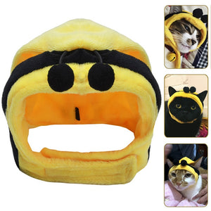 2019 New Funny Cute Pet Cat Costume Lion Tiger Rabbit Frog Cap Hat Headwear for Cat Dog Halloween Christmas Clothes Dress