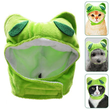 Load image into Gallery viewer, 2019 New Funny Cute Pet Cat Costume Lion Tiger Rabbit Frog Cap Hat Headwear for Cat Dog Halloween Christmas Clothes Dress
