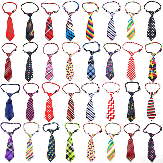 30 Pcs Pet Accessories New Size Mix Pattern Pet Dog Necktie Adjustable Necktie For Middle Large Dog Puppy Dog Bow ties Supplier