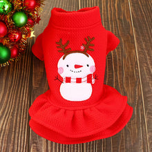 Load image into Gallery viewer, Pet Dog Christmas clothes Santa Claus riding a deer  Jacket Coat Pets  Christmas Dog Apparel Costumes for Big Dog or Small Dog
