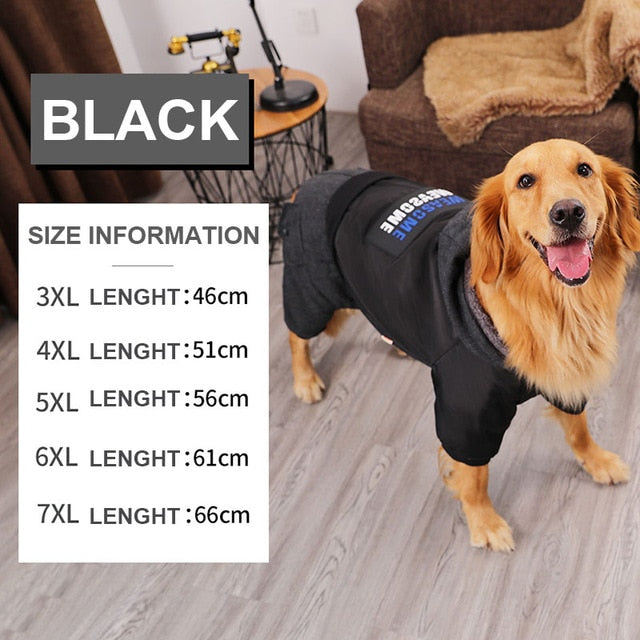 Hoopet Pet Large Dog Clothes for Large Dogs Pet Clothes Product Big Dog Coat Jacket Clothes