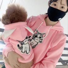 Load image into Gallery viewer, Cat dog sweater tide brand clothes family Adult pet casual parent-child clothing  Autumn winter warm Parent-child cloth
