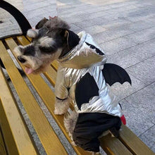 Load image into Gallery viewer, Silver Jumpsuit For Dogs Thick Pet Hoodie Parka Winter Dog Clothes Warm Four Legs Overalls For Small Dogs Puppy Schnauzer 10A
