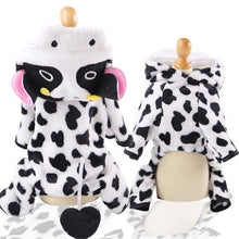 Load image into Gallery viewer, Winter Cat clothes for Small dog Cats Costumes For Puppy Clothes Funny dog Hoodie outfit Cosplay COW
