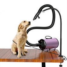 Load image into Gallery viewer, Pet Grooming Hair Dryer Stand 360 Degrees Rotation With Adjustable Clamp Cat Dog Bathing Beauty Hair Blower Support Frame F6025
