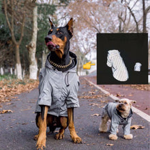 Load image into Gallery viewer, Dog Reflective Windbreaker Outdoor Jacket Windproof Clothes Pug Parent Child Outfit Pet Coat for Small Medium Large Dogs TLC05
