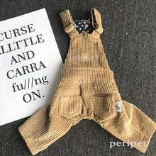 Load image into Gallery viewer, Vintage Denim Jeans Pet Overalls Dogs Jumpsuits Spring Lovely Cowboy Dog Four Legs Clothes Teddy Small Dog Coat Apparel XS-XXL
