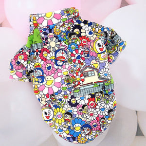 2020 New Cartoon Dog Clothes Animals T-shirt Vest Clothes For Dog Pet Clothes Puppy Clothing For Small Medium Pets Drop Shipping