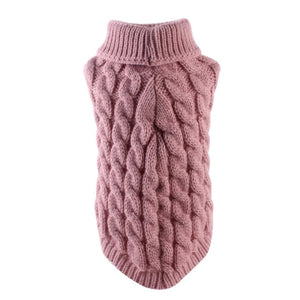 Winter Dog Sweater Small Dog Clothes Puppy Sweater For Pet Dog Knitting Crochet Cloth Christmas Dog Sweater Decoration Coats