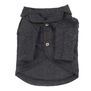 Fashion Pet Dog Clothes for Small Medium Dog Gentlemanly Vest Shirt Suit Pug Clothes French Bulldog Wedding Party Costume