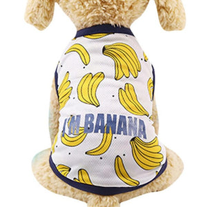 2020 New Cartoon Dog Clothes Animals T-shirt Vest Clothes For Dog Pet Clothes Puppy Clothing For Small Medium Pets Drop Shipping