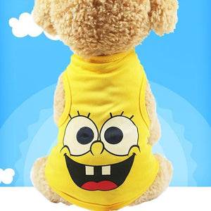 2020 New Cartoon Dog Clothes Animals T-shirt Vest Clothes For Dog Pet Clothes Puppy Clothing For Small Medium Pets Drop Shipping