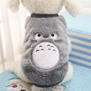 Winter Warm Cartoon Pet Clothes for Small Dogs Cats Soft Fleece Cat Dog Coat Jacket Puppy Clothing Outfits Chihuahua Pet Clothes