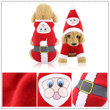 Load image into Gallery viewer, dog christmas clothes Small Dogs Santa Costume for Pug Chihuahua Yorkshire Pet Cat Clothing Jacket Coat Pets Costume

