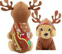 Load image into Gallery viewer, dog christmas clothes Small Dogs Santa Costume for Pug Chihuahua Yorkshire Pet Cat Clothing Jacket Coat Pets Costume
