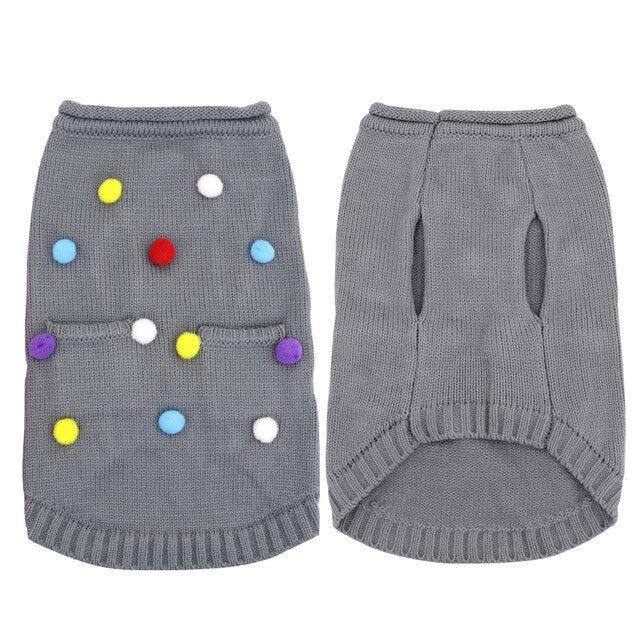 Fashion Dog Cat Sweater Clothes Winter Knitted Puppy Cat Coat For Small Dogs Cats Chihuahua Yorkies Pug Pet Cat Costume Clothing