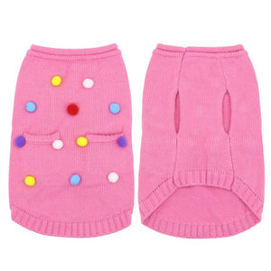 Fashion Dog Cat Sweater Clothes Winter Knitted Puppy Cat Coat For Small Dogs Cats Chihuahua Yorkies Pug Pet Cat Costume Clothing