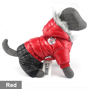 Winter Pet Dog Clothes Super Warm Down Jacket For Small Dogs Waterproof Pets Coat Cotton Hoodies For Chihuahua Puppy Clothing