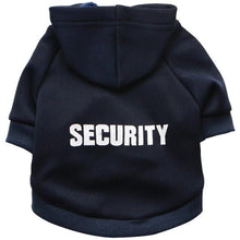 Load image into Gallery viewer, Security Cat Clothes Pet Cat Coats Jacket Hoodies For Cats Outfit Warm Pet Clothing Rabbit Animals Pet Costume for Pet Dogs
