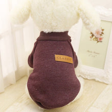 Load image into Gallery viewer, Warm Dog Cat Clothing Autumn Winter Pet Clothes Sweater For Small Dogs Cats Chihuahua Pug Yorkies Kitten Outfit Cat Coat Costume
