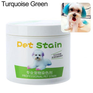 100ml Professional Pet Stain Anti Allergic Cat Dog Hair Dye Cream Coloring Agent Pet Hair Dye Dog Hair Care Faded Hair Dye