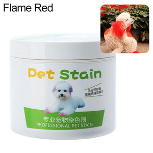 100ml Professional Pet Stain Anti Allergic Cat Dog Hair Dye Cream Coloring Agent Pet Hair Dye Dog Hair Care Faded Hair Dye