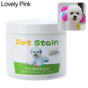 100ml Professional Pet Stain Anti Allergic Cat Dog Hair Dye Cream Coloring Agent Pet Hair Dye Dog Hair Care Faded Hair Dye