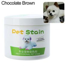 Load image into Gallery viewer, 100ml Professional Pet Stain Anti Allergic Cat Dog Hair Dye Cream Coloring Agent Pet Hair Dye Dog Hair Care Faded Hair Dye
