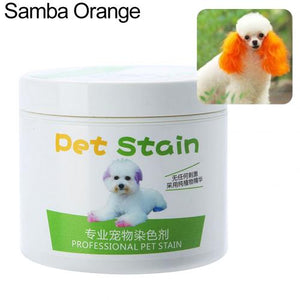 100ml Professional Pet Stain Anti Allergic Cat Dog Hair Dye Cream Coloring Agent Pet Hair Dye Dog Hair Care Faded Hair Dye