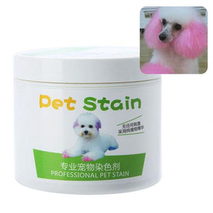 100ml Professional Pet Stain Anti Allergic Cat Dog Hair Dye Cream Coloring Agent Pet Hair Dye Dog Hair Care Faded Hair Dye